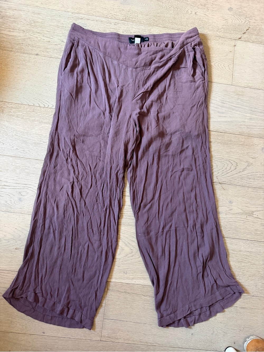 Torrid wide leg purple pants